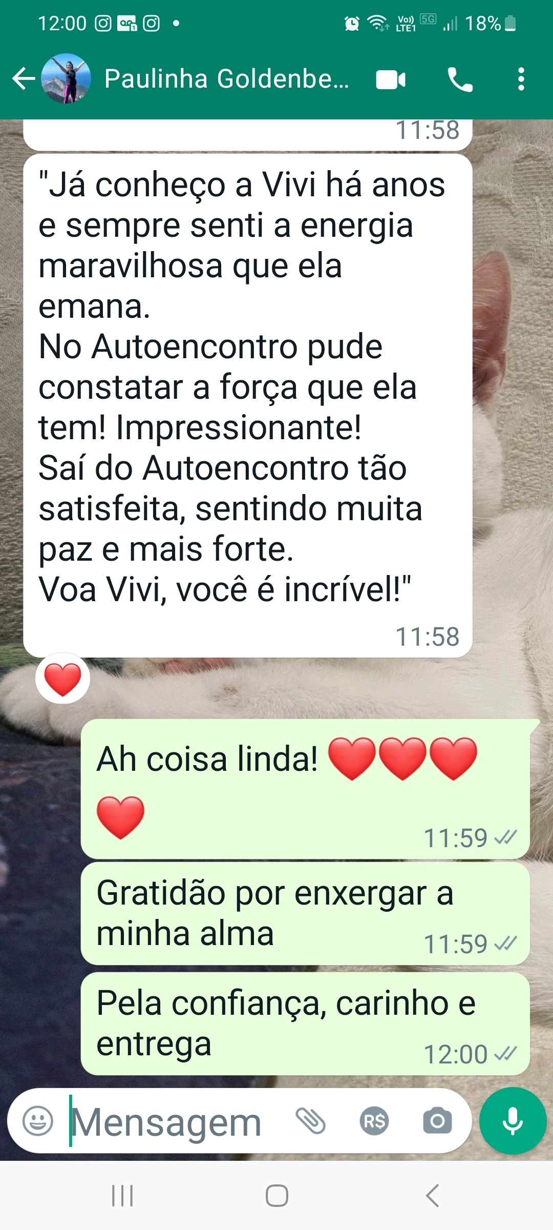 Depoimento Paulinha sobre o AUTOENCONTRO