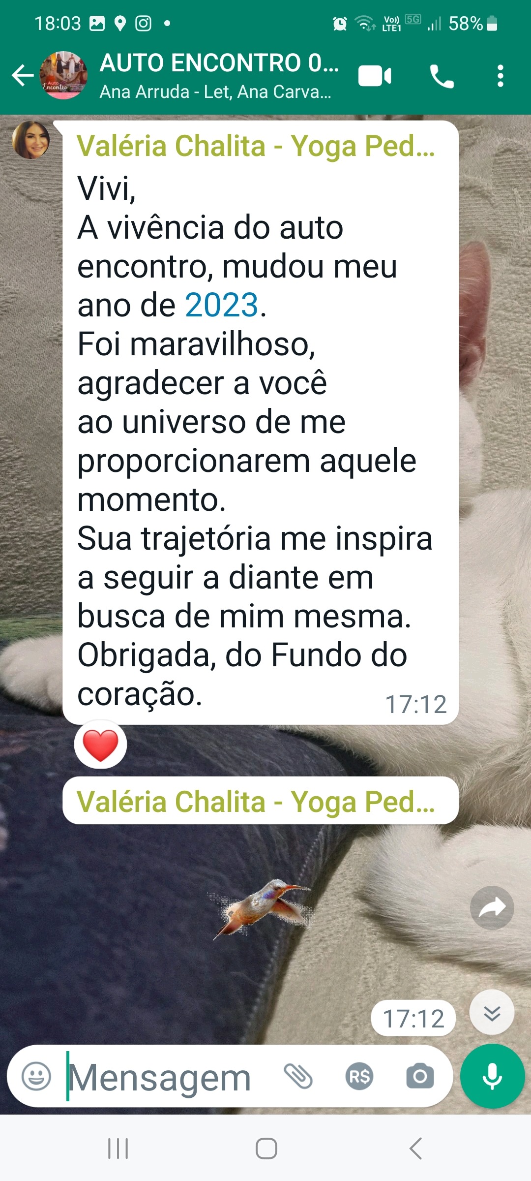 Depoimento Valéria Chalita -AUTOENCONTRO